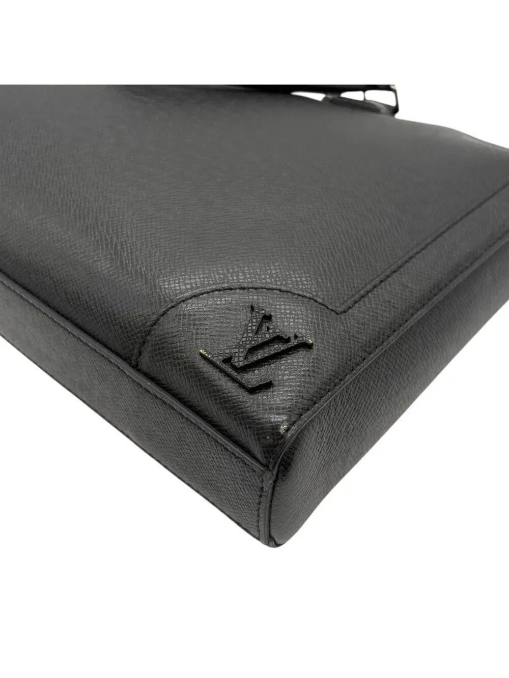 Louis Vuitton Slim Briefcase Taiga Handbag Shoulder Business Bag - Picture 12 of 15